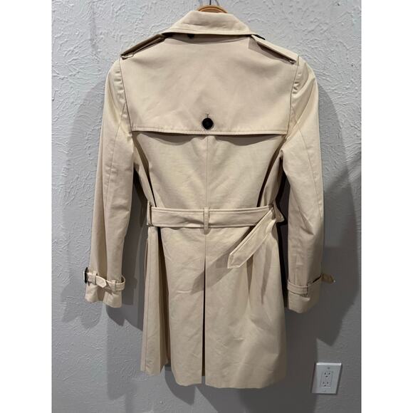 Jack Wills UK British Classic Trench Coat US Size 4 - Picture 6 of 11